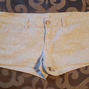 American Eagle Floral Denim Shorts